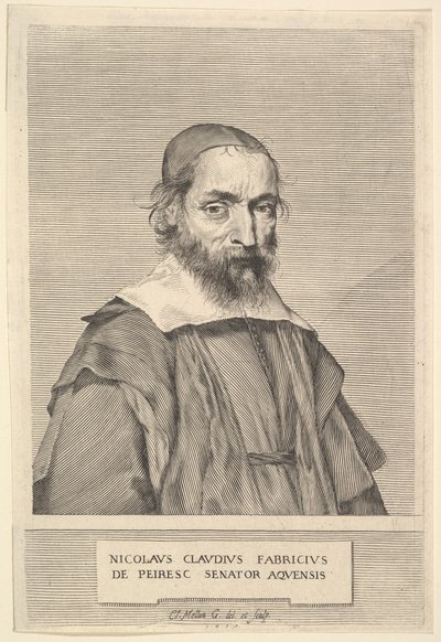 Nicolas-Claude Fabri de Peiresc, 1637. alkotó: Claude Mellan