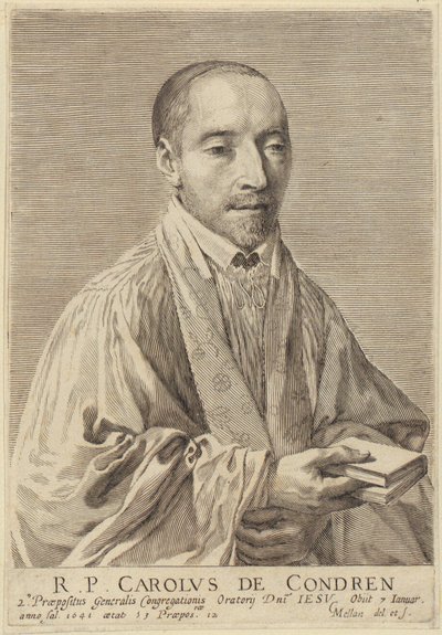 Charles de Condren portréja alkotó: Claude Mellan