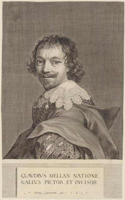 Claude Mellan önarcképe alkotó: Claude Mellan
