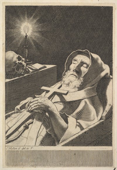 Paolai Szent Ferenc alkotó: Claude Mellan