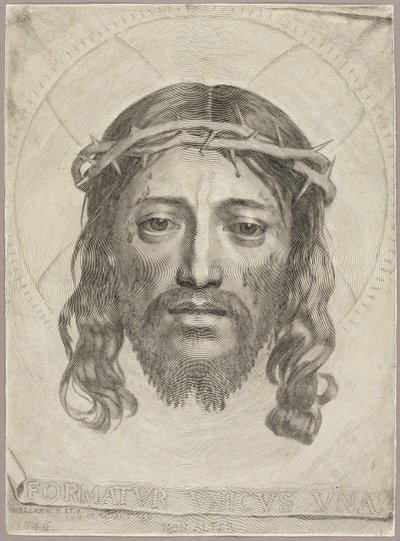 Szent Veronika lepel alkotó: Claude Mellan
