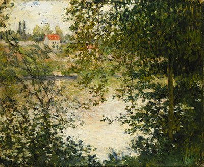 Kilátás a La Grande Jatte-sziget fái között; A fákon keresztül, La Grande Jatte szigete, 1878 alkotó: Claude Monet