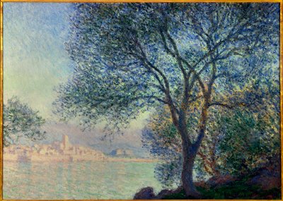 Antibes, Claude Monet Salis-festményének képe (1840-1926) 1888. Dim. 0,65 x 0,92 m. Magángyűjtemény alkotó: Claude Monet