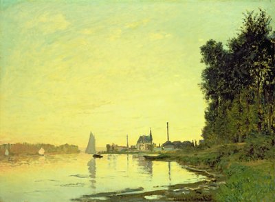 Argenteuil, a délután végén, 1872 alkotó: Claude Monet