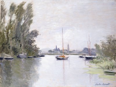 Argenteuil, a Szajna kis karjának képe, 1872 alkotó: Claude Monet