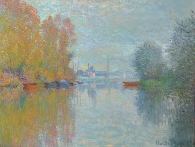 Ősz a Szajnán, Argenteuil 1873 (Olaj, vászon) alkotó: Claude Monet