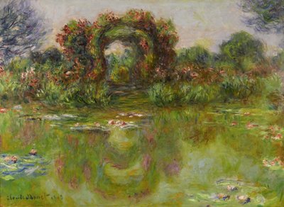 Tavirózsa-tó, Rosiers, 1913 alkotó: Claude Monet