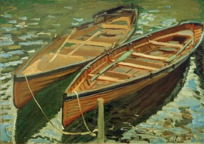 Csónakok alkotó: Claude Monet