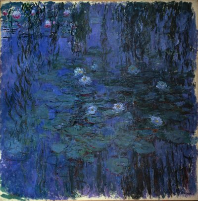Kék tavirózsa (olaj, vászon, 1916-1919 körül) alkotó: Claude Monet