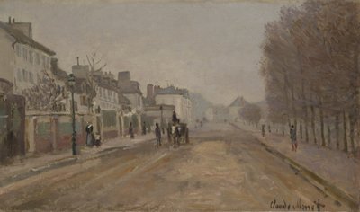Heloise Boulevard, Argenteuil, 1872 alkotó: Claude Monet