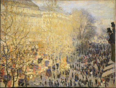 Boulevard des Capucines Párizsban alkotó: Claude Monet