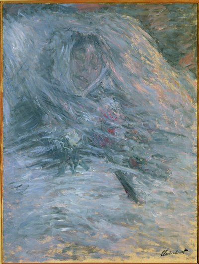 Camille a halálos ágyán (olaj, vászon) alkotó: Claude Monet