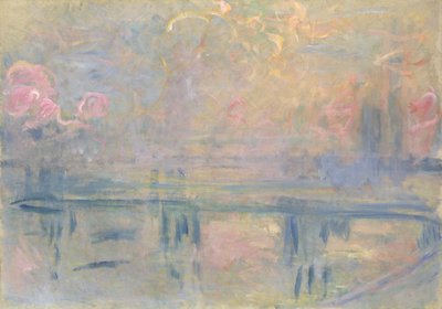 Charing Cross Bridge, 1900 körül (olaj, vászon) alkotó: Claude Monet