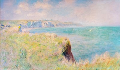 Sziklák és vitorlások Pourville-ben alkotó: Claude Monet