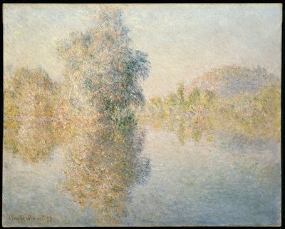 Kora reggel a Szajnán Givernyben, 1893 alkotó: Claude Monet