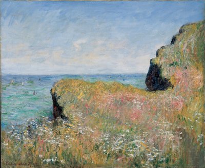 A szikla széle, Pourville, 1882 alkotó: Claude Monet