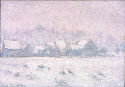 Hóeffektus Givernyben (Schnee Givernyben) alkotó: Claude Monet