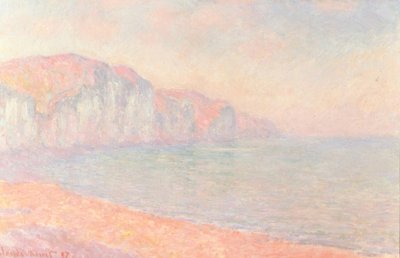 Pourville sziklái, reggel alkotó: Claude Monet