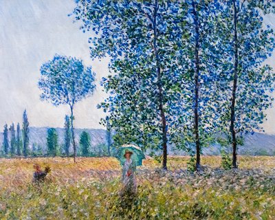 Mezők tavasszal alkotó: Claude Monet