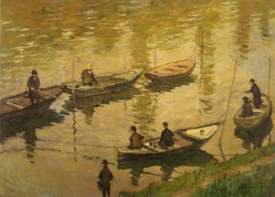 Halászok a Szajnán alkotó: Claude Monet