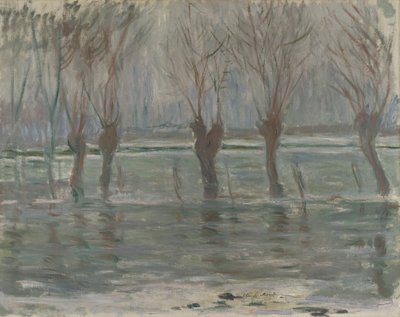 Árvíz, 1896 alkotó: Claude Monet