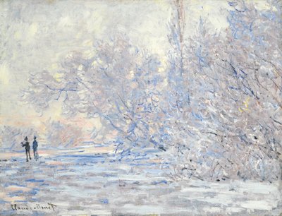 Frost Givernyben Frost Givernyben, 1885 alkotó: Claude Monet