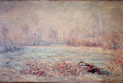 Fagy Vetheuil közelében, részlet alkotó: Claude Monet