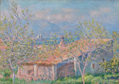Kertész háza Antibes-ben alkotó: Claude Monet