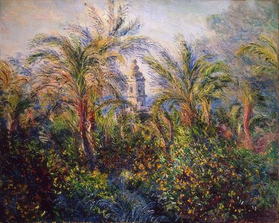 Kert Bordigherában, benyomás reggel. 1884 alkotó: Claude Monet