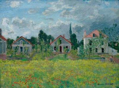 Házak Argenteuilban alkotó: Claude Monet