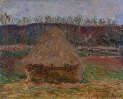 Haystack Givernyben alkotó: Claude Monet