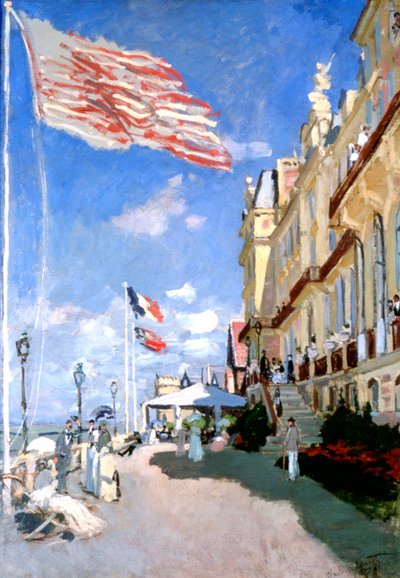 Hotel des Roches Noires, Trouville, 1870 alkotó: Claude Monet