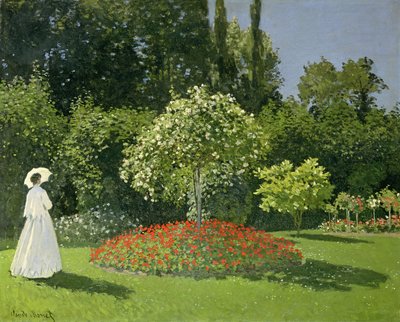 Jeanne Marie Lecadre a kertben alkotó: Claude Monet
