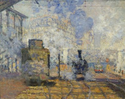 Gare Saint-Lazare alkotó: Claude Monet