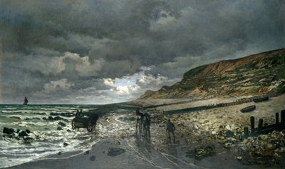 A Pointe de la Hève apálykor  alkotó: Claude Monet