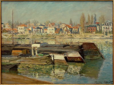 A Szajna Asnières-ben alkotó: Claude Monet
