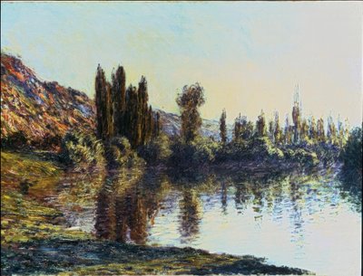 A Szajna Vétheuilnál alkotó: Claude Monet