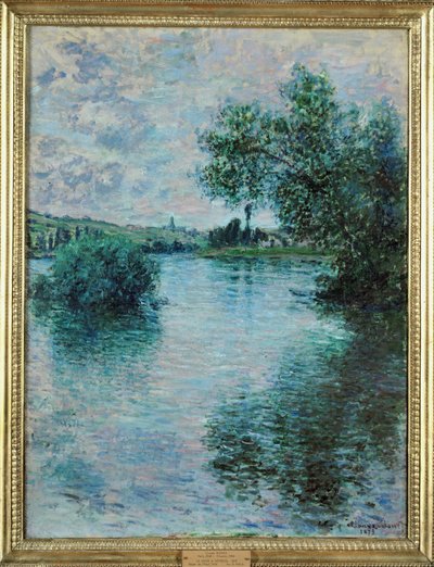 A Szajna Vetheuil-nél (olaj, vászon) alkotó: Claude Monet