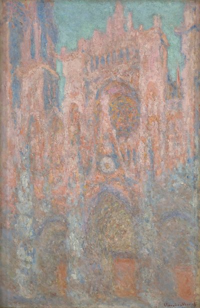 Rouen-i katedrális. Késő délután a roueni katedrális. Késő délután, 1893. alkotó: Claude Monet