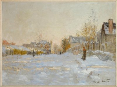 Havazás Argenteuilban alkotó: Claude Monet