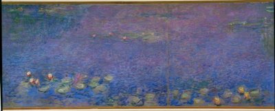 A tavirózsa-tó fűz nélkül, reggel alkotó: Claude Monet