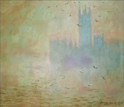 Le Parlement, Les Mouettes (A Parlament, a sirályok) alkotó: Claude Monet