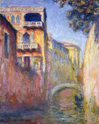 A Rio de la Salute, 1908 alkotó: Claude Monet