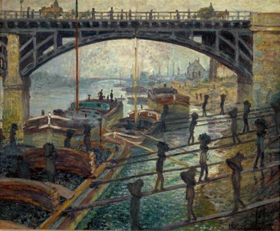 Szénrakodók (Die Kohlenträger) alkotó: Claude Monet
