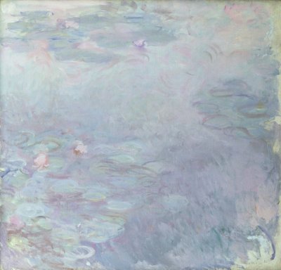 Világos színű nymfeák alkotó: Claude Monet