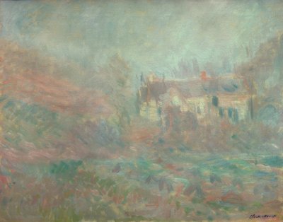 Házak Falaise-ban, köd alkotó: Claude Monet