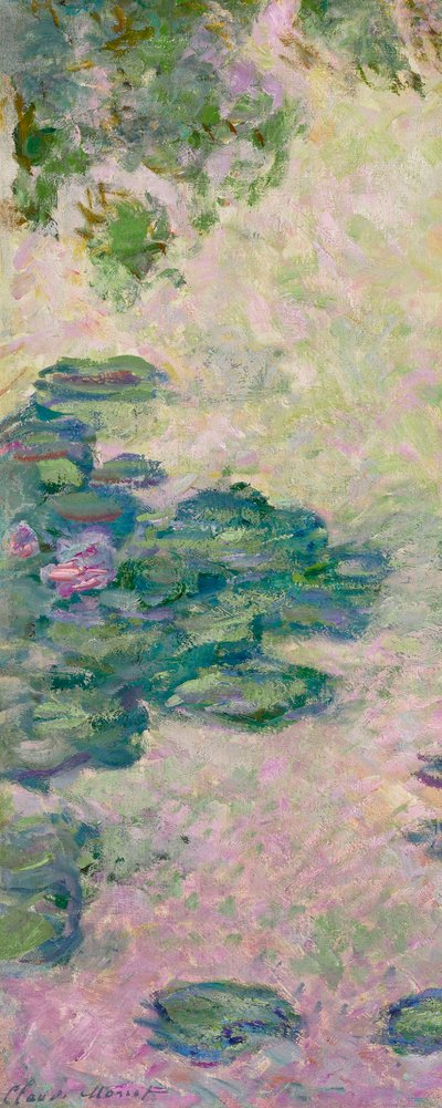 Nymphéas (fragment), c.1912 (oil on canvas) alkotó: Claude Monet