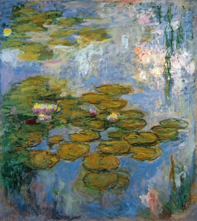 ""Nympheas"" - tavirózsa tavacska Givernyben - Claude Monet festménye (1840-1926), olaj, vászon alkotó: Claude Monet