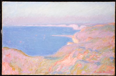 A Dieppe melletti sziklákon, naplemente, 1897 alkotó: Claude Monet