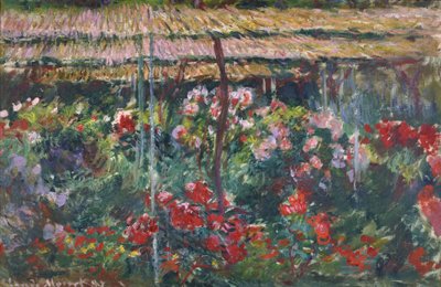 Pünkösdi rózsa kert  alkotó: Claude Monet